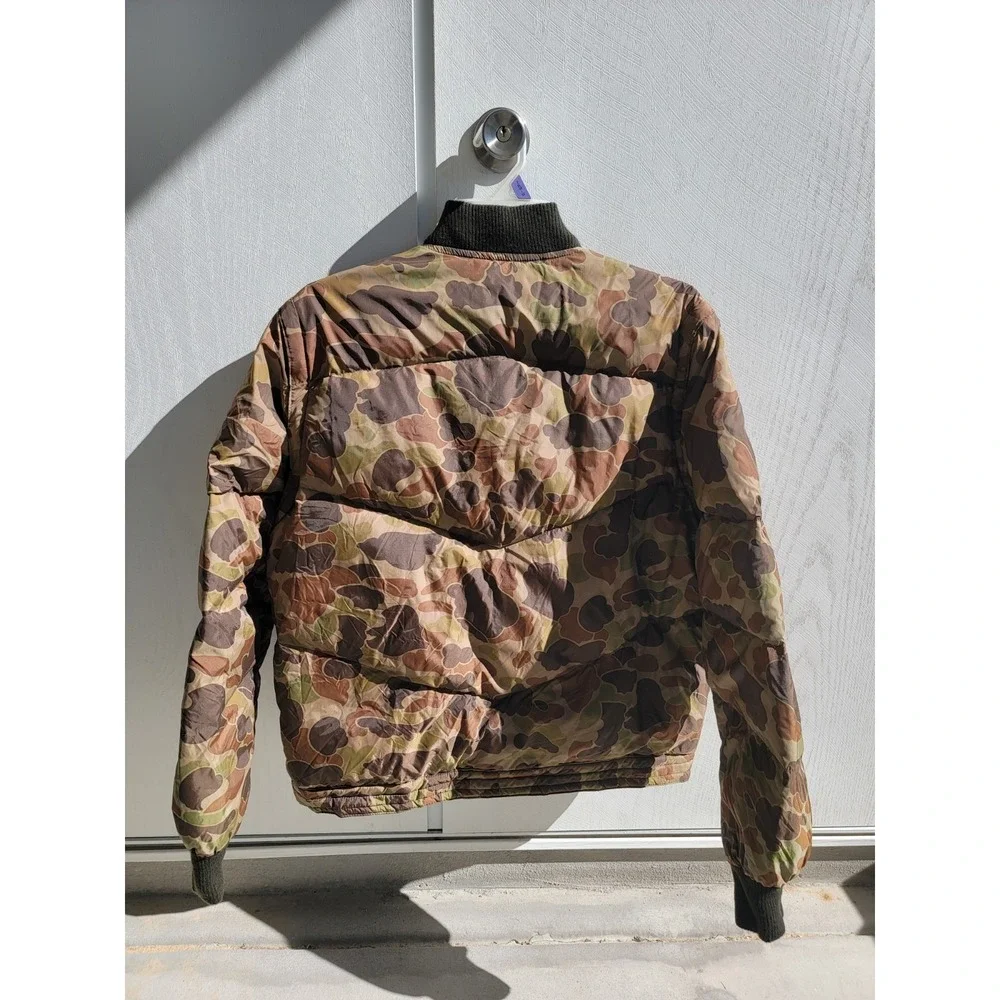 VTG Trophy-Club Camo Puffer Hunting Bomber Style Jacket Sz XXXL - Picture 2 of 4